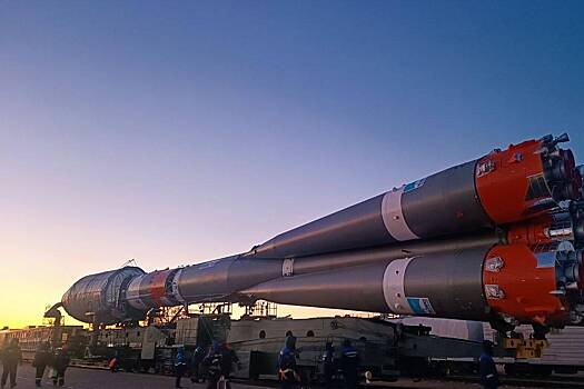 Ракету со спутником «Арктика-М» № 2 установили на старт